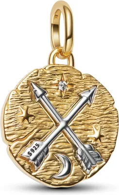 Immagine prodotto di Pandora Me Medaglione Charm Frecce incrociate Placcato oro 14k 764081C01