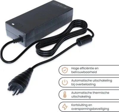 Produktbild von GO SOLID! Ladegerät Elektrisches Fahrrad - kompatibel mit Bergamont E-Cargoville 42V/4A