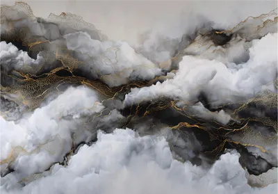 Produktbild von Fototapete Marmor Abstrakt Struktur - 350x250 cm - Vliestapete Wohnzimmer Schlafzimmer - Vlies Fototapete Grau - 16269VX7