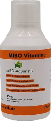 Produktbild von MIBO Aquarium Vitamine für gesunde Fische im Aquarium Futterzusatz 250ml
