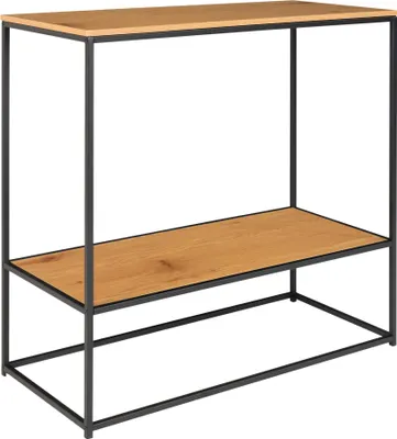 Produktbild von House Nordic Konzolový stolík Vita s dvoma policami hnedý 80 x 80 x 36 cm