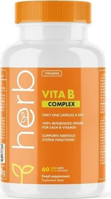 Produktbild von Vitamin B-Komplex 60 Vege Kapseln Herb