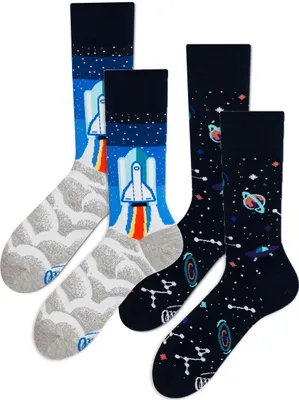Produktbild von Many Mornings uni sokken Space Trip