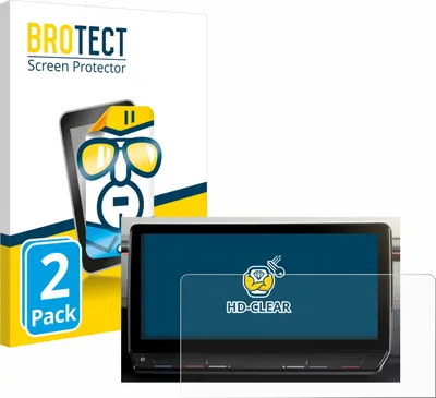 Produktbild von 2x Für Cupra Formentor 2020-2022 Infotainment System 10" Schutzfolie BROTECT Displayschutz Display Schutz Folie Klar Transparent