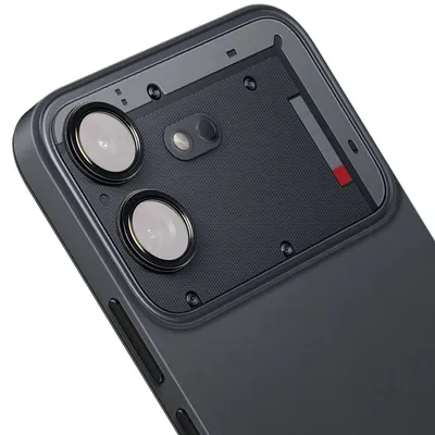 Produktbild von Glas für die Kamera für Nothing Phone (4b), Bizon Glass Snap Lens, 1 Set, Schwarzer Rahmen
