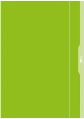 Produktbild von Zeichenmappe A3 Karton 350g/qm Gummizug grün Packung mit 3 Stück