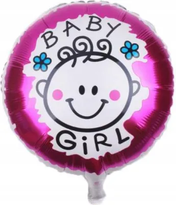 Immagine prodotto di Pallone in foil "Bambina", 18 pollici, 1 pz.