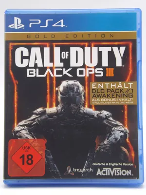 Produktbild von Activision Call of Duty : Black Ops III - Gold Edition, PlayStation 4, Multiplayer-Modus, M (Reif), Physische Medien