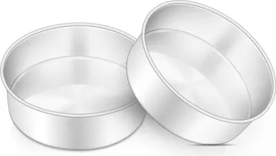 Produktbild von Onader Edelstahl Runde Kuchenform 2er Set 16cm Spülmaschinenfest