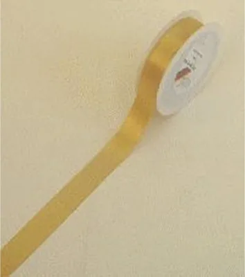 Produktbild von Goldina® 8172025150025 Doppelsatinband - 25 mm x 25 m, gold