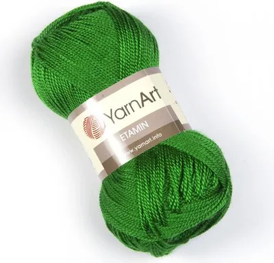Produktbild von YarnArt Etamin 438 – Ultrafeines Häkelgarn in Smaragdgrün – Ideal für zarte Spitzen, Amigurumi & Dekorationen - 30g