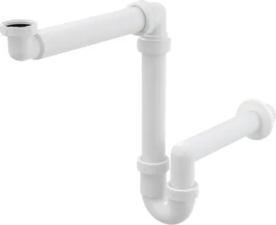 Obrázek produktu pro Sifon pro umyvadlo veporit 1 1/4" bílá VP434-DN40