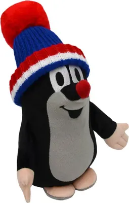 Immagine prodotto di La piccola talpa, 25 cm, con berretto blu tricolore