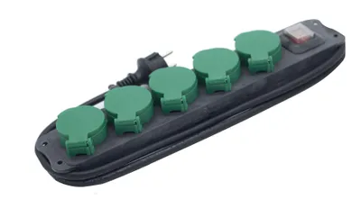 Immagine prodotto di Prendeluz - Base (con 5 prese) per uso esterno, potenza massima: 16 A/250 V, 3680 W