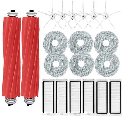 Produktbild von Ersatzteile für Staubsauger, inkl. Kopfbürste, Seitenbürste, Filter und Dübel