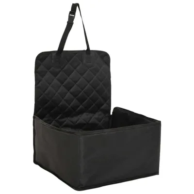 Obrázek produktu pro Autosedačka pro psy černá 45 x 45 x 25/55 cm
