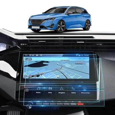 Obrázok produktu pre Ochranná fólia na displej navigácie pre Peugeot 308, 10 palcov, model 2025