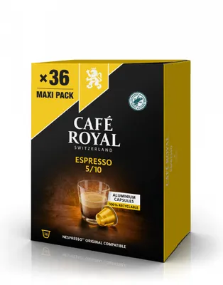 Image de Café Royal Espresso 36 capsules Alu