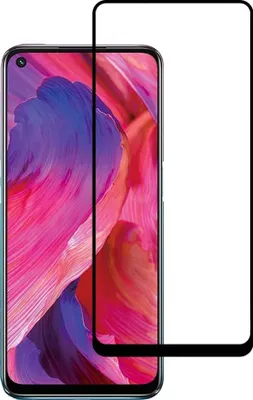 Produktbild von Smartphonica Oppo A54 5G volle Abdeckung gehärtetem Glas Displayschutzfolie aus gehärtetem Glas mit abgerundeten Ecken