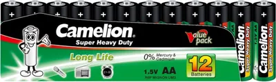 Produktbild von Batterie Camelion Super Heavy Duty R6 / Mignon / AA (5 x 12er Shrink)