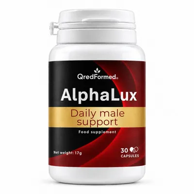 Zdjęcie produktu dla AlphaLux – Codzienne wsparcie dla witalności i dobrego samopoczucia mężczyzn – 30 kapsułek