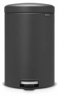 Produktbild von Brabantia 114182, 20 l, Rund, Kunststoff, Grau, Terrasse, Kunststoff