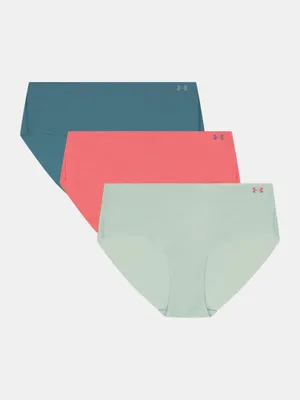 Obrázok produktu pre Dámske nohavičky Under Armour Ua Pure Stretch No Show Hipster – jednofarebné – MD