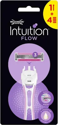 Obrázek produktu pro Holící strojek Wilkinson Intuition Flow Hybrid + 4 náhradní hlavice