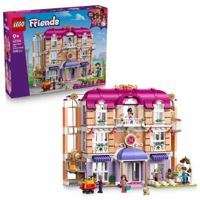 Produktbild von LEGO Friends Das Grandhotel von Heartlake City - Miniatur Modell mit 6 Minifiguren, 2 Tierfiguren & Zubehör - Kinderzimmer Deko - Geschenkidee für Mädchen ab 9 Jahren - 42704