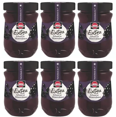 Immagine prodotto di Schwartau Extra crema spalmabile al ribes nero 340g confezione da 6 pezzi