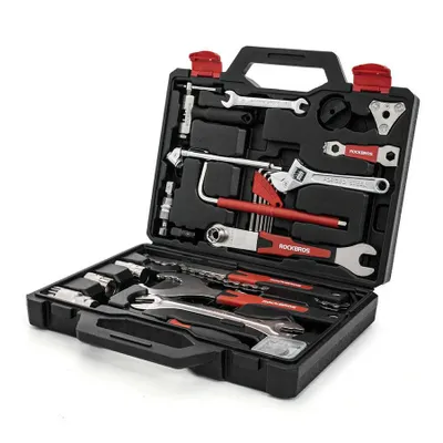 Produktbild von ROCKBROS Fahrrad Werkzeugset Reparaturset mit Werkzeugkoffer, Fahrrad Reparatur Werkzeug aus Stahllegierung für Wartung und Reparatur