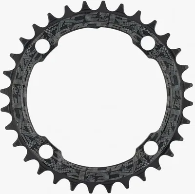 Produktbild von Race Face Kettenblatt, 104BCD, 4-Loch, 34 Z., schwarz matt - präzise Performa...