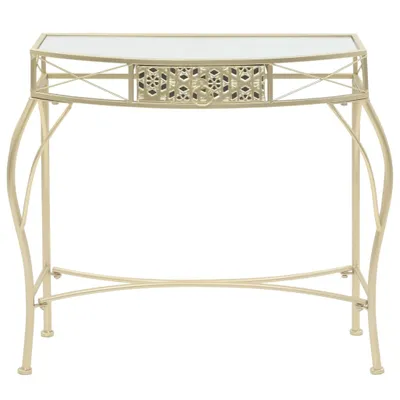 Produktbild von vidaXL Beistelltisch Französischer Stil Metall 82x39x76 cm Golden
