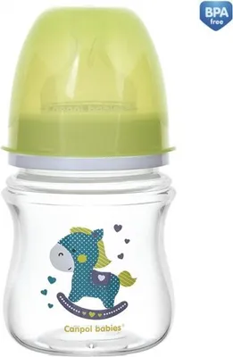 Produktbild von Canpol Weithals-Anti-Kolik-Babyflasche 35/220 grn 120ml