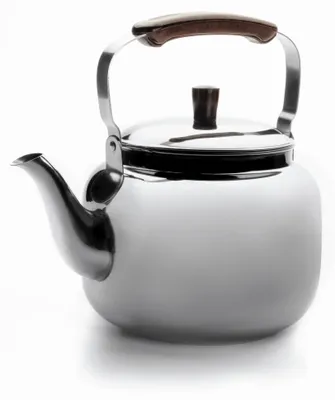 Kaffeekanne mit Sandwichboden, 1 L, Edelstahl, silber