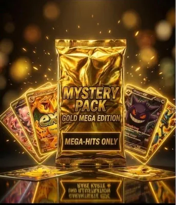 Produktbild von TCG Pokémon Mystery Pack GOLD Edition 50 Karten - Nur Holos und BESSER!