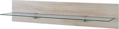 Produktbild von Vladon Wandregal Bari, Germany, in Eiche sägerau - Modernes Schweberegal (98 x 20 x 19 cm)
