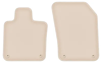 Produktbild von DURBAN Beige Velours-Fußmatten vorne für Volvo S90 II Lang/lang (2016-)