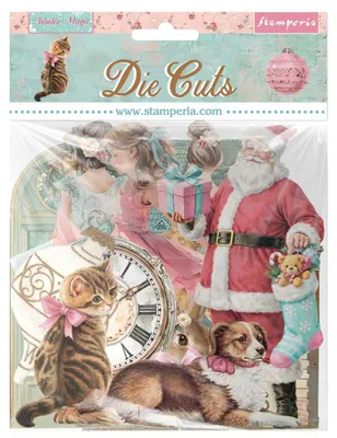 Produktbild von Stamperia Winter Magic Stanzmotiv Set für kreative Projekte Scrapbooking