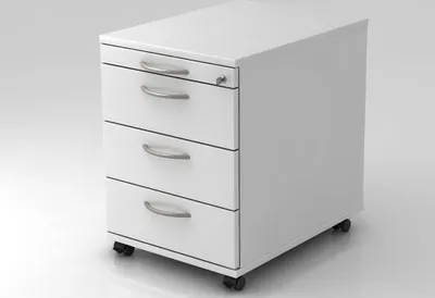 Produktbild von Rollcontainer AC30 BM, 60er Tiefe 42,8 x 58 x 59 cm, 1/3/3/3 HE