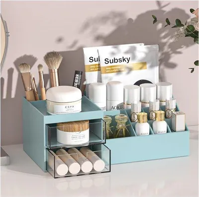 Produktbild von Kosmetikschublade Organizer Box für Schminktisch, Schlafzimmer, Badezimmer