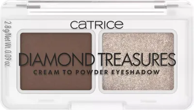 Produktbild von Catrice - Diamond Treasures Cream-to-Powder Lidschatten - 10 Hazel Spark