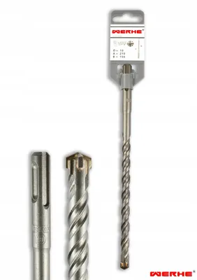 Zdjęcie produktu dla WERHE Wiertło krzyżowe do betonu SDS PLUS 10x210 mm