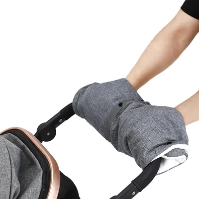 Produktbild von Handwärmer Kinderwagen Universalgröße Handwärmer für Kinderwagen Buggy Lammfell Kinderwagen Kinderwagen Handwärmer Universalgröße für Kinderwagen