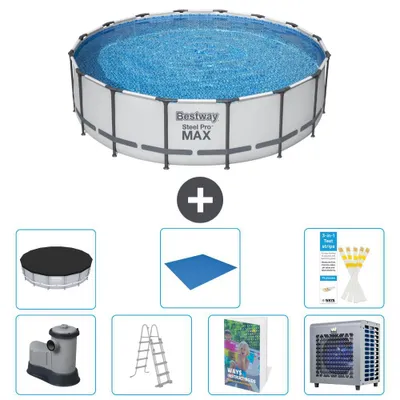 Produktbild von Bestway Steel Pro MAX Rund - 488x122 cm - 8-teilig  S626