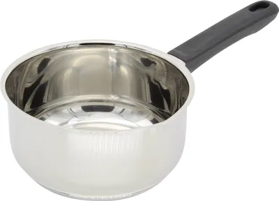 Produktbild von Karl Krüger 2016 Stieltopf mit Ausguss aus Edelstahl 16 cm, Inhalt 1,4 Liter / INDUKTION