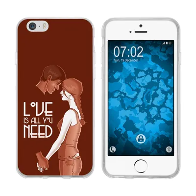 Produktbild von PhoneNatic Case kompatibel mit Apple iPhone 6s / 6 Silikon-Hülle in Love M3