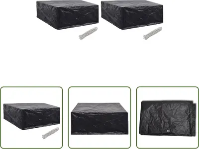 Immagine prodotto di The Living Store Coperture per mobili da giardino 2 pz. 10 occhielli 260x260x90 cm