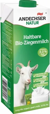Image de Lait entier de chèvre H 3,0% de matières grasses 1L