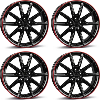 Image de 4 jantes Borbet LX18 8,0 x 18 ET48 5x114,3 SWROT pour Toyota C-HR, Camry, Corolla et Yaris 5x114,3 SWROT pour Toyota C-HR, Camry, Corolla et Yaris